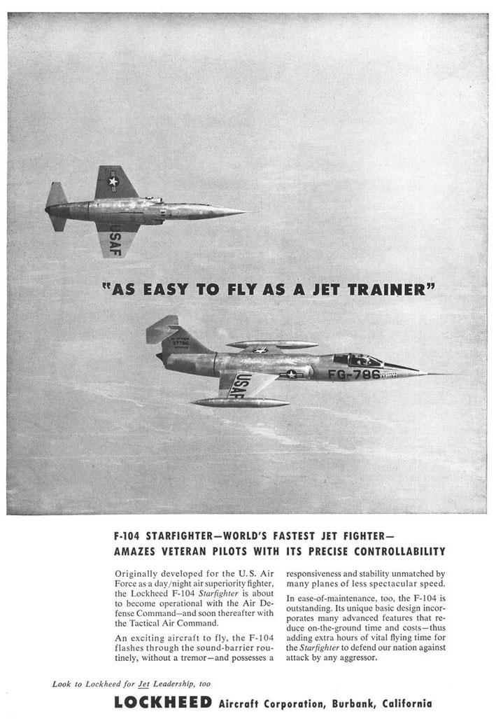 f 104 avweek 1956